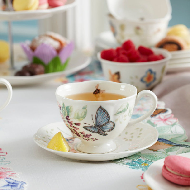 Lenox Butterfly Meadow 7 Piece Teapot Set | Wayfair